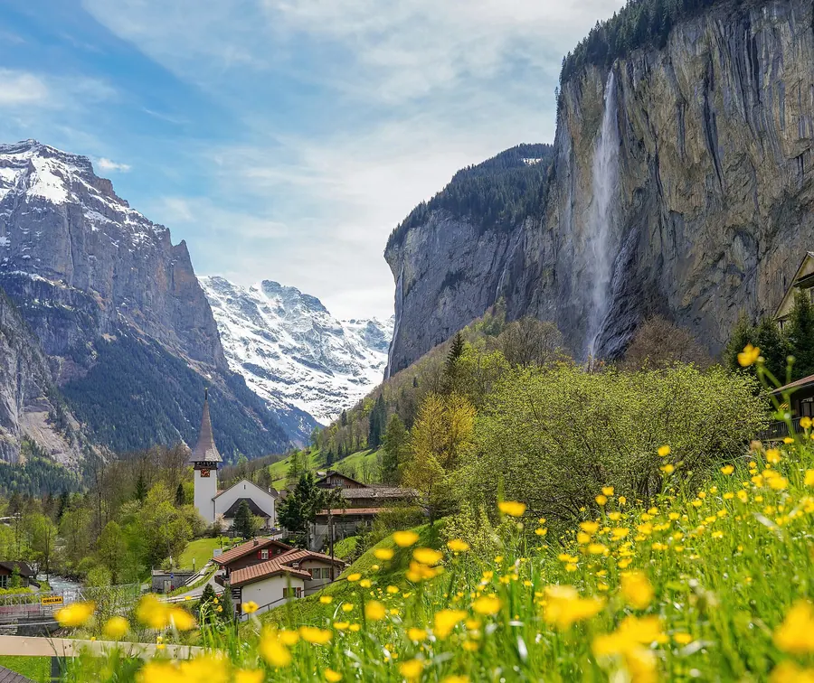 Lauterbrunnen im Frühling
