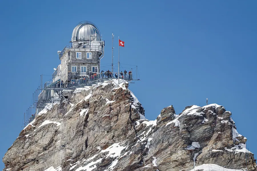 Das Sphinx-Observatorium auf dem Jungfraujoch