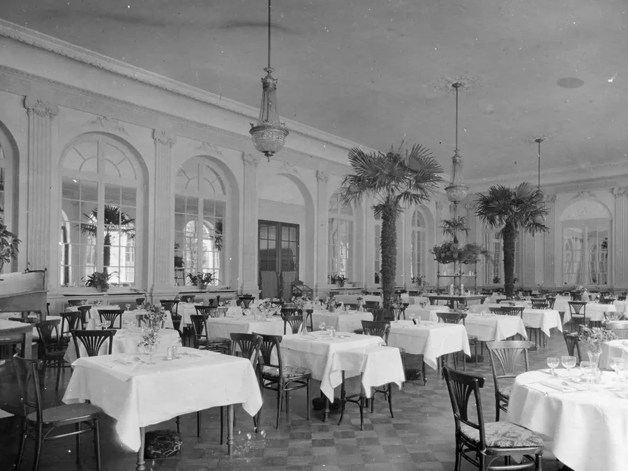 Der Speisesaal in früheren Jahren