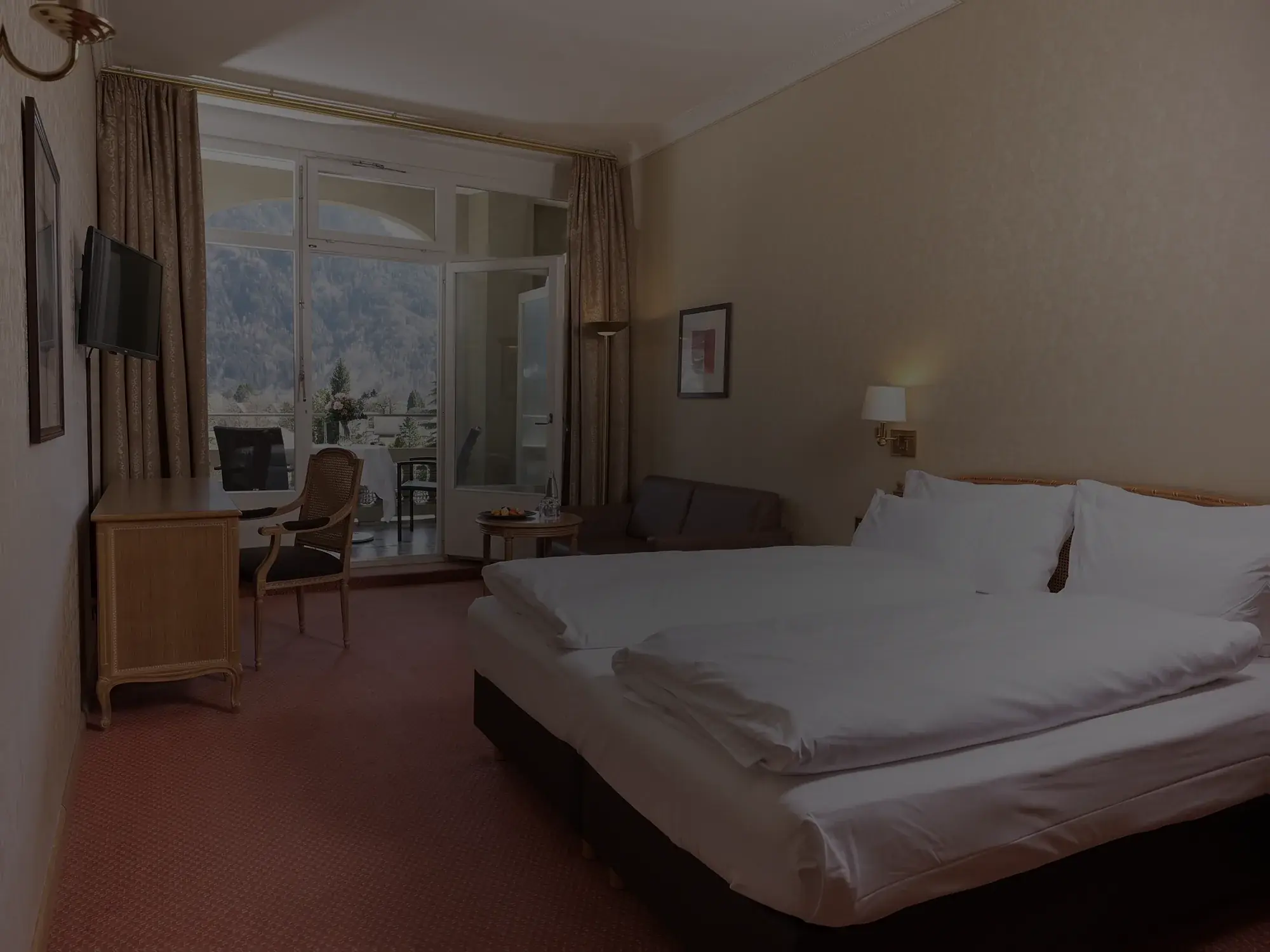 Doppelzimmer First Class mit Balkon