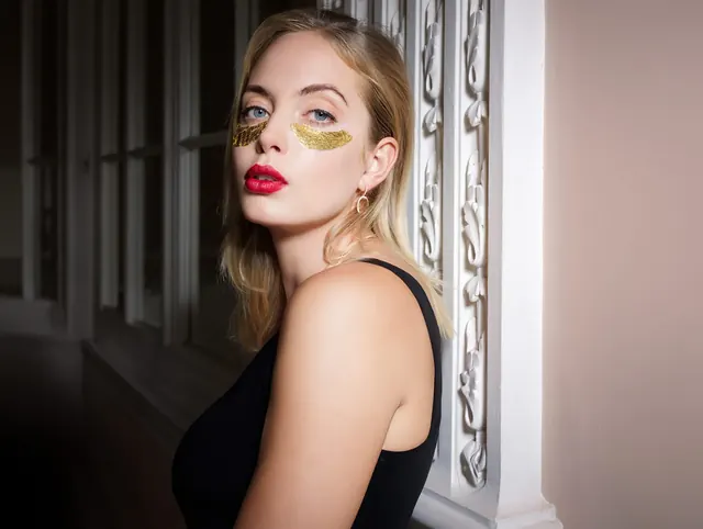 Collagen-Maske für die Augenpartie